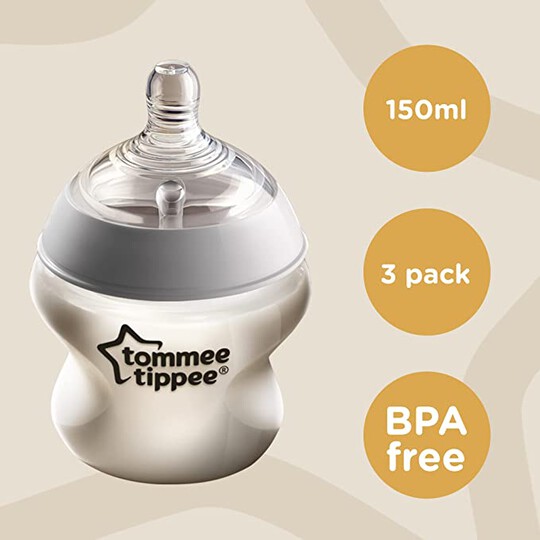 Tommee Tippee Closer To Nature Baby 260ml Bottle, 0 Months +, Pack of 6 image number 3